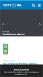 Mobile Screenshot of iscte-iul.pt